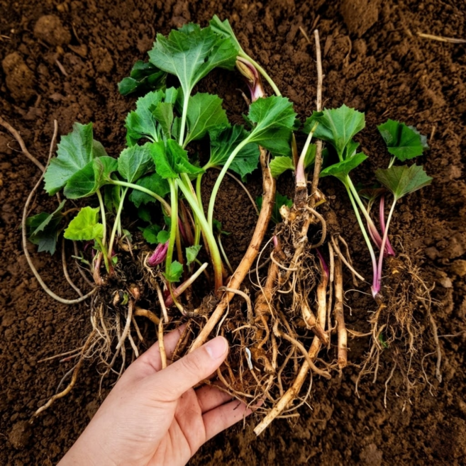 머위 종근 모종 뿌리 다년생, 1개, 500g