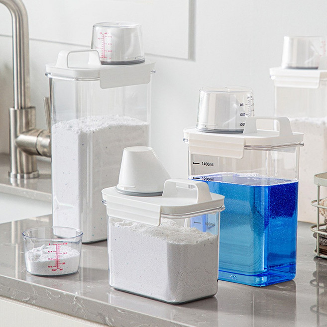 세제보관 디스펜서 용기 욕실용품, 1800ml