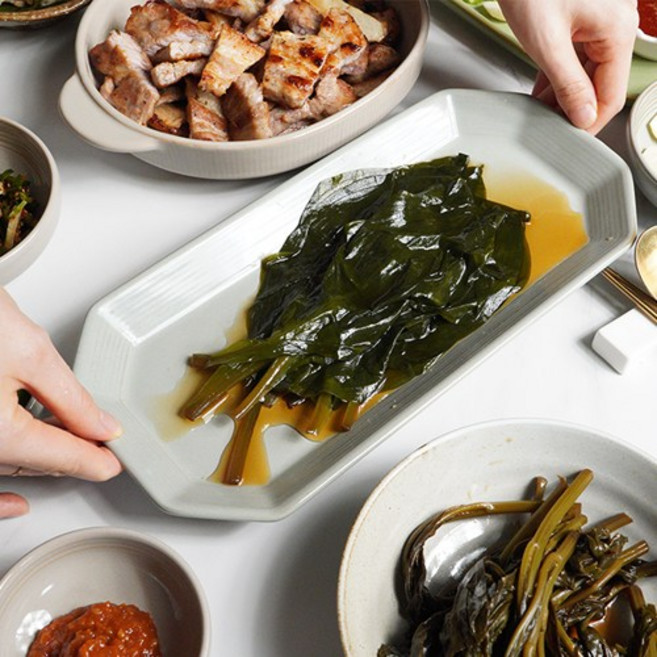 [솜씨담] 울릉도 100% 명이나물 절임, 500g, 1개