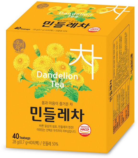 우리차 민들레차, 0.7g, 40개입, 3개