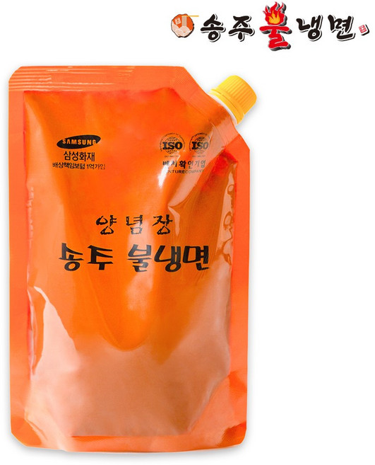 [송주불냉면] 일반 양념장 500g (안매운새콤양념), 1개