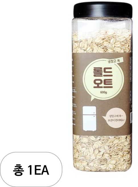 냉장고쏙 롤드 오트, 600g, 1개