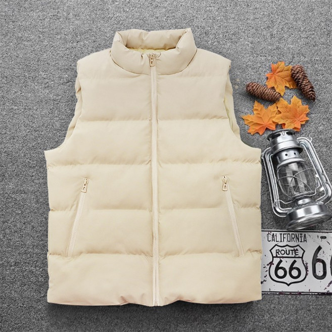 리버폭스 모던 캐주얼 빅사이즈 패딩 조끼 남 녀 가을 겨울 조끼