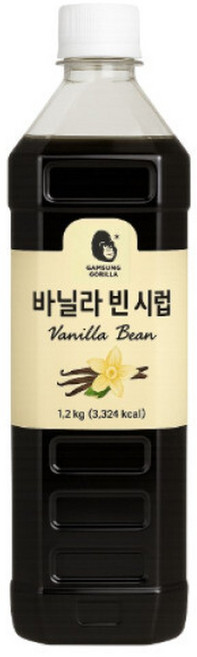 감성고릴라 프리미엄 바닐라 빈 시럽 1.2kg / 1병 (리얼 바닐라 캐비어) 배송, 1개