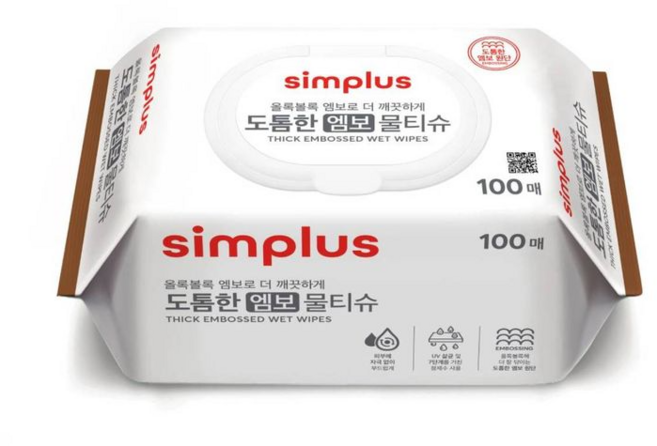 (라이프소스)홈플러스 시그니처 물티슈 100매, 5개, 100매입