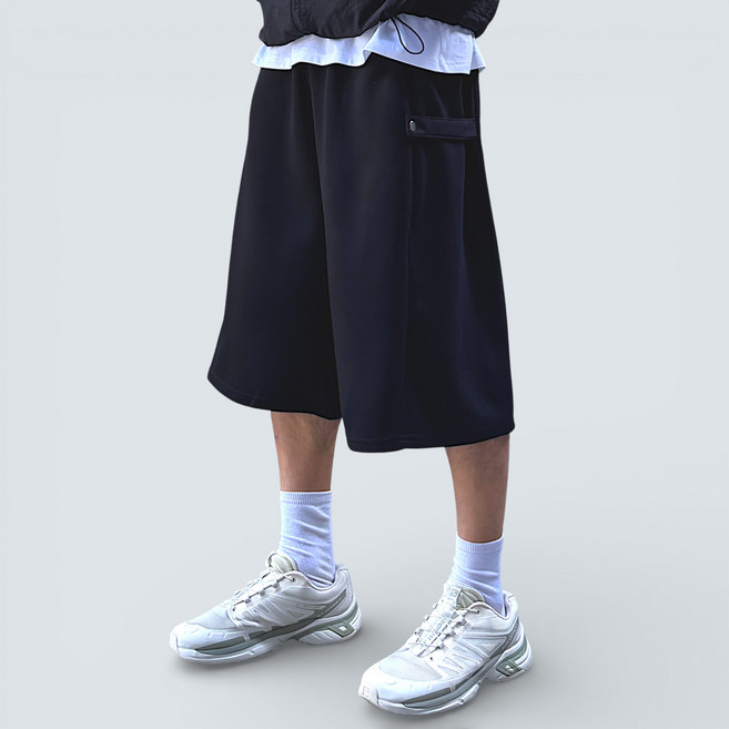 시온 고중량 사이드 스냅 버뮤다팬츠