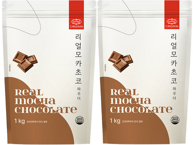 까로망 모카초코 파우더, 1kg, 2개, 1개입