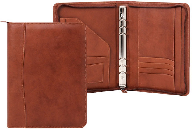 2025년 A5 속지 마뜨 25절 6공 소가죽 지퍼 다이어리 커버, (브라운)D73653