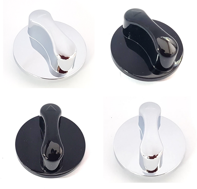 가스렌지 손잡이 점화손잡이 모음 제조사별 국내제조 1개, 4-4 동양(SK)매직 실버메탈(각진부분좌/우방향)