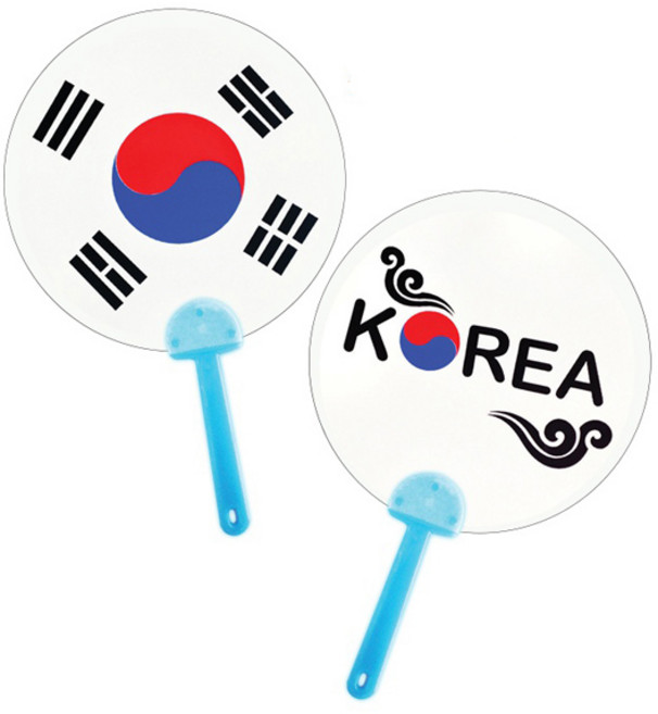 유니아트 1500 태극기 부채 만들기, 태극기부채, 2개