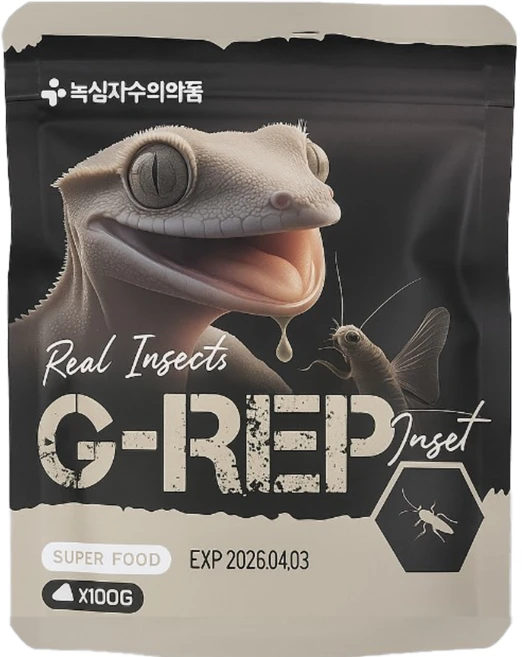 녹십자 지렙 G-REP 슈퍼푸드 곤충맛, 1개, 100g - 쿠팡
