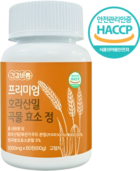 유닉헬스원 프리미엄 호라산밀 곡물효소정 2개월분 60정, 1개