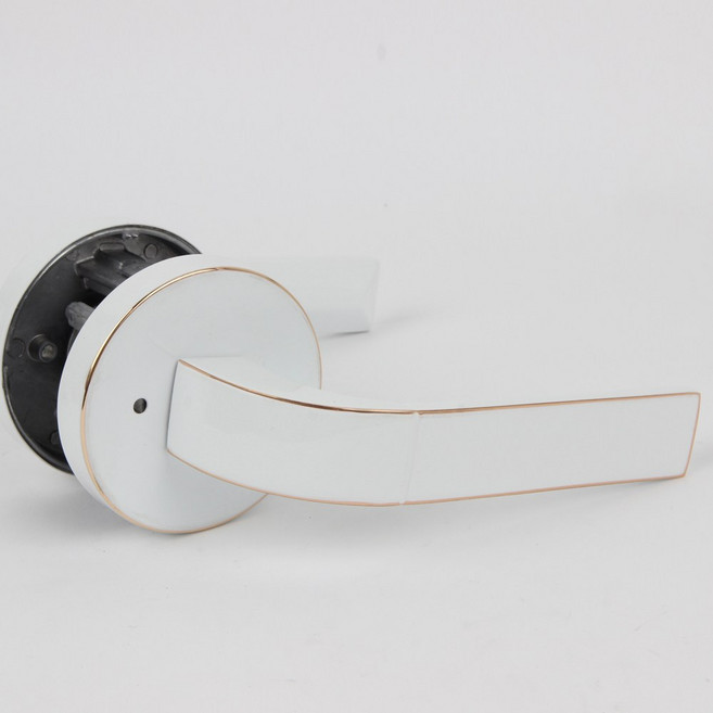 방문손잡이 P3000 화이트골드 버튼형, P3000(화이트골드)