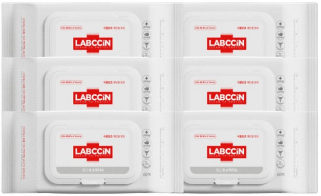 랩신 손소독티슈, 1개