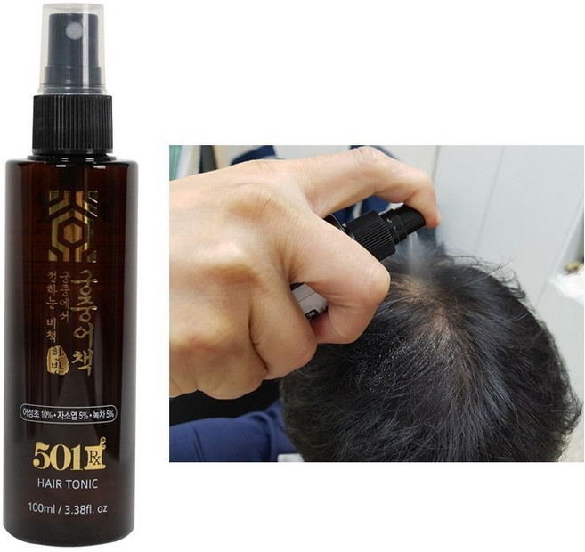 궁중어책 어성초 헤어토닉 100ml 탈모완화 두피모발영양 쿨링 녹차 자소엽, 1개