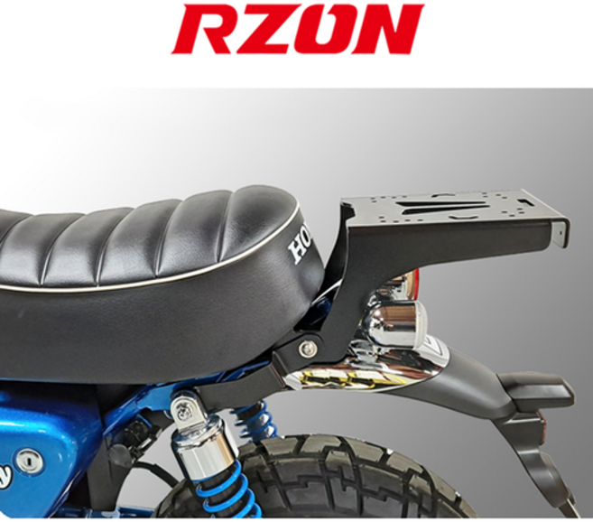 혼다 몽키125 탑박스 브라켓 RZON 배달통 다이 캐리어 알존 짐대, 1개