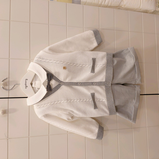 아가방 NC청주점# 26년봄신상~신축성 좋은 가디건 3세트(보타이)/특별한 날에 입기 좋아요