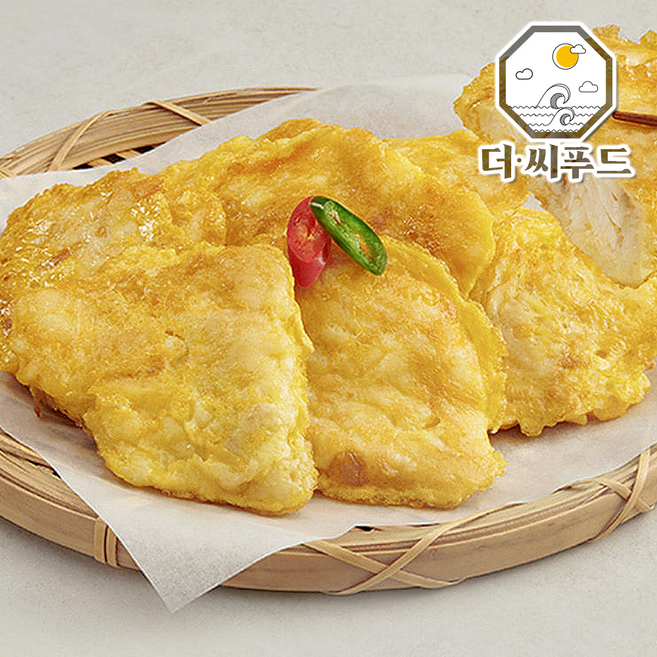 손질 동태포 슬라이스 필렛 명태전 동태전 명절 제수용 생선까스, 10개, 700g, 명태포 슬라이스