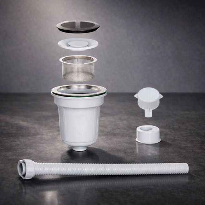 코트랩 싱크대배수구 하수구트랩 배수구 싱크대 교체 배수통 냄새제거 하수구, 1개, 점보먹 배수구