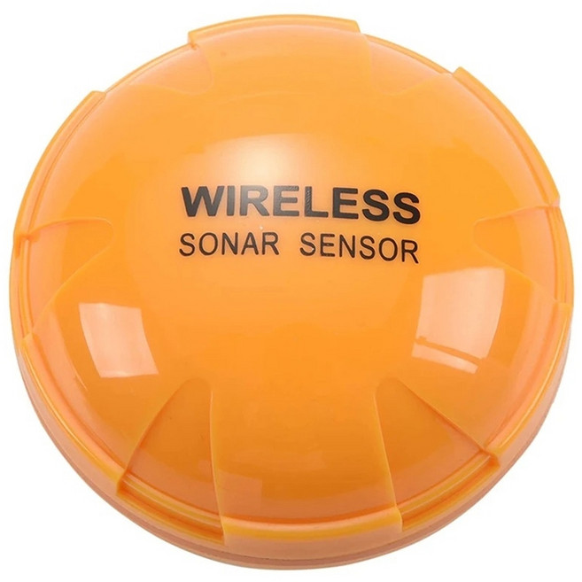 스마트 수중 음파 탐지기 어군 안드 야외 낚시 장비 무선 블루투스 휴대용 48m 160ft 깊이 파인더, yellow, 1개