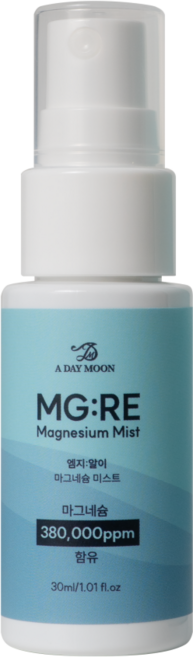 어데이문 엠지:알이 마그네슘 (380 000ppm) 미스트 스프레이 무향, 1개, 30ml