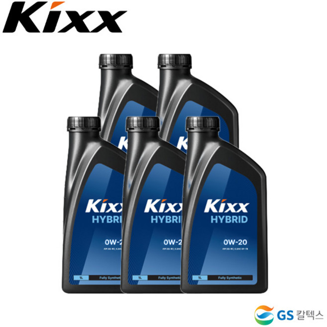 킥스 하이브리드 전용 엔진오일3종 세트 K5 쏘렌토 싼타페 팰리세이드 카니발 스타리아 투싼, 아반떼, 7세대 CN7 20-23년식, 0W20 4리터