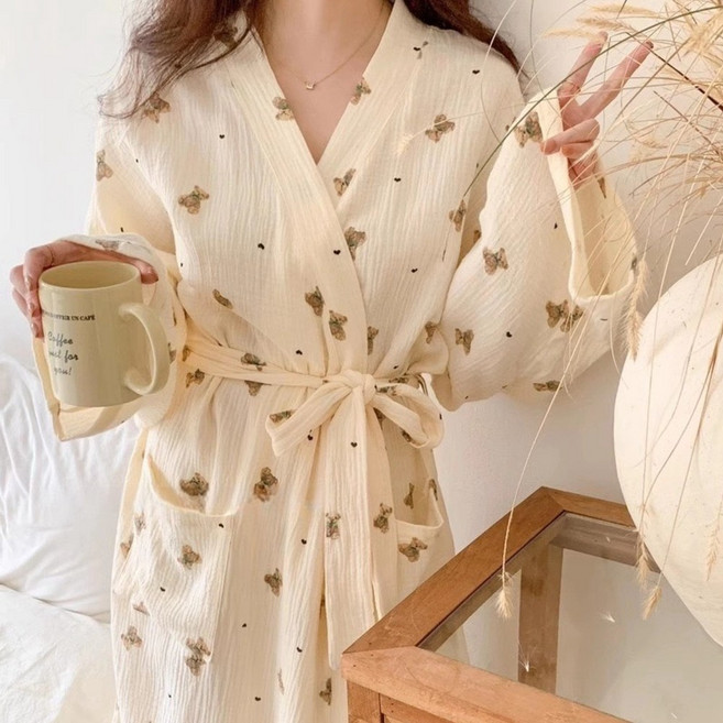 [블랑커브] 러블리 로브 가운