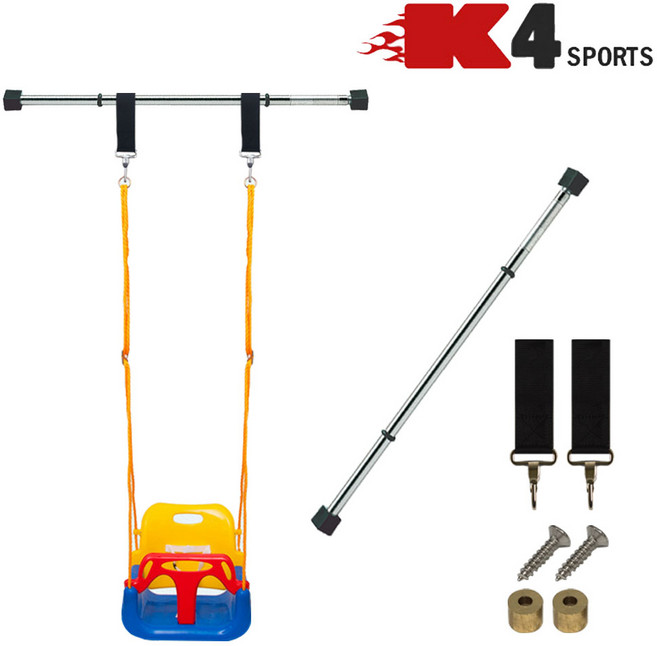 K4스포츠아몸디 K4-65 그네봉 철봉 안전 문틀철봉 실내철봉