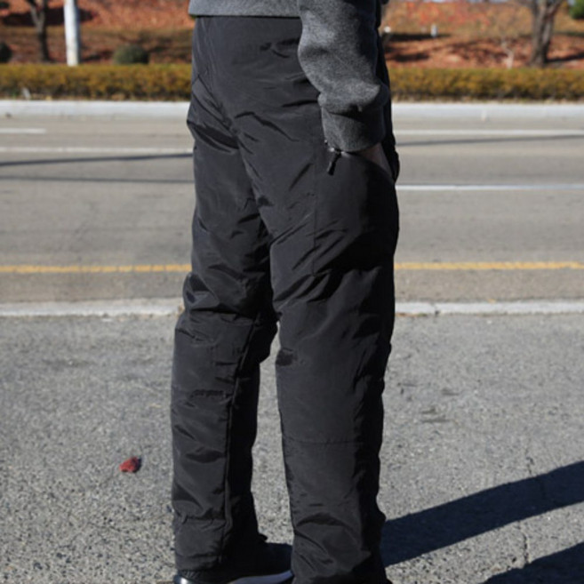 고급 캠핑 오리털 기모 방한 방수 방풍 바지 팬츠