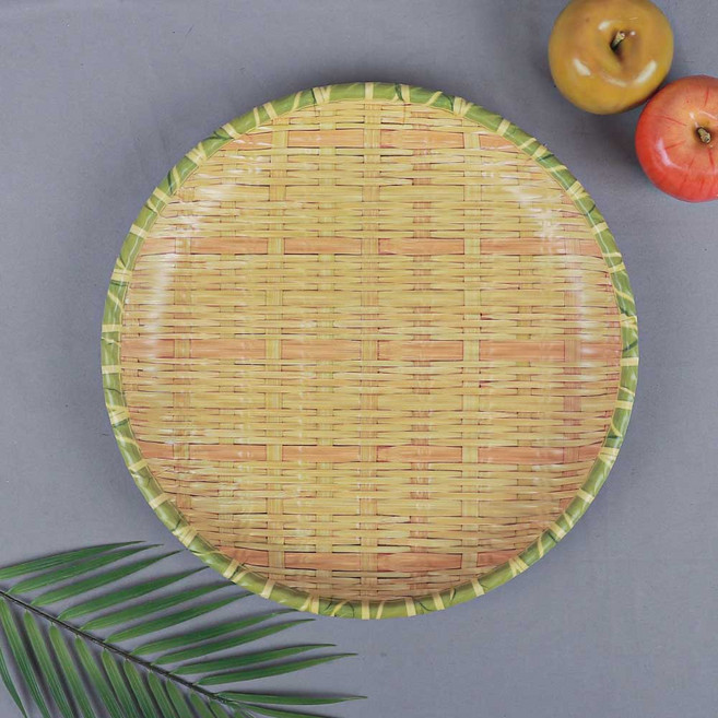 DS 청대나무 특원형 채반 1호 DS-7355 BB 멜라민접시 플레이트, DS 청대나무 특원형채반2호 DS-7356(226402, 1개