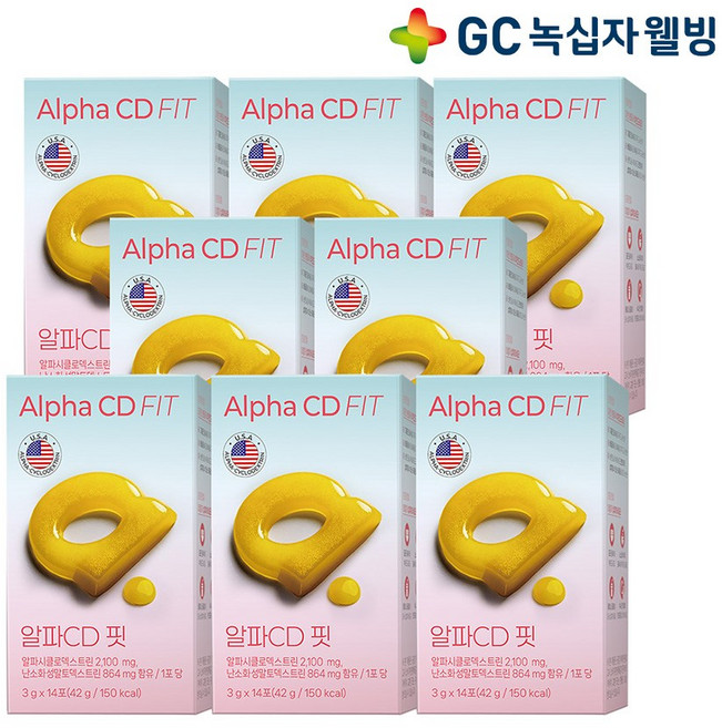 GC녹십자웰빙 알파CD 핏 14p, 42g, 8개