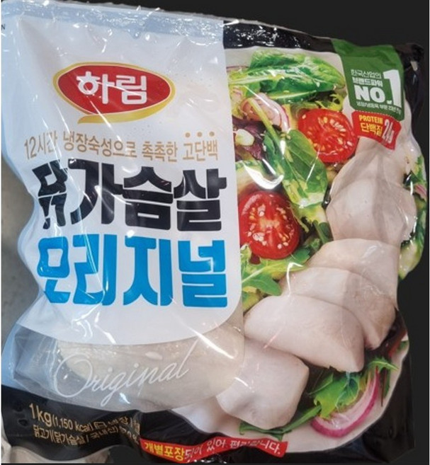 하림 닭가슴살오리지널1000g, 1kg, 1개