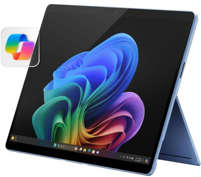 Microsoft Surface Pro 2-in-1 노트북/태블릿 2024 Windows 11 Copilot PC 13인치 터치스크린 디스플레이 Snapdragon X Plus, Snapdragon X Plus (10 core), 16GB RAM/ 512GB SSD, 13" LCD Touchscreen + Sapphire, Sapphire