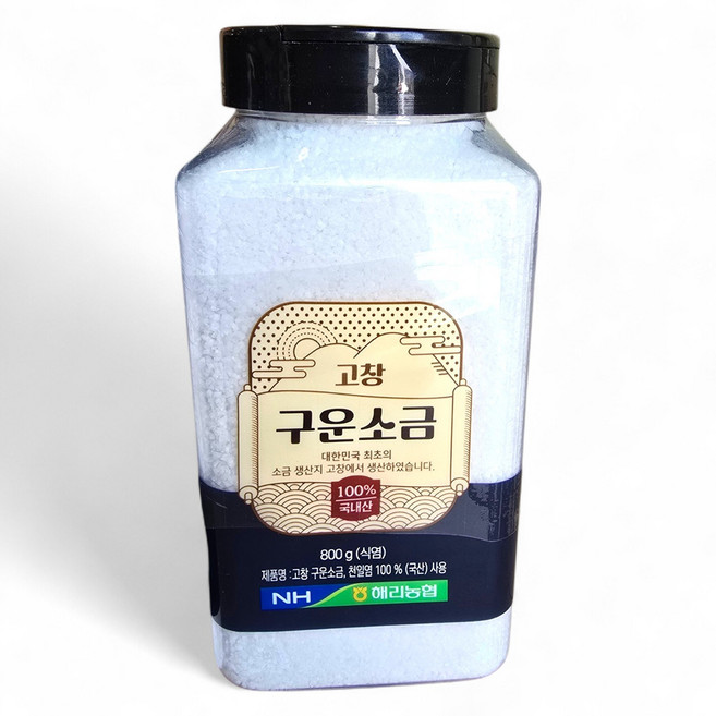 해리농협 고창 구운소금 800g 국내산, 1개