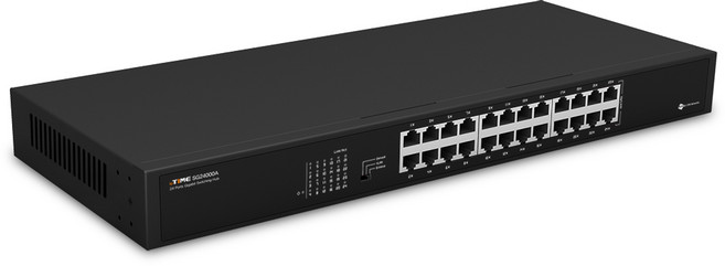 EFM ipTIME SG24000A 24포트 기가비트 스위칭허브, 블랙