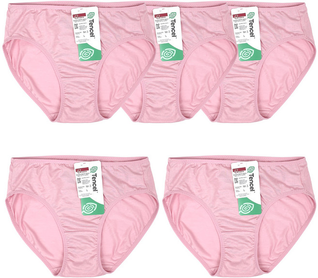 아이보리7 고급텐셀 무지 삼각 데일리 기본텐셀팬티 5종세트 98765432EA