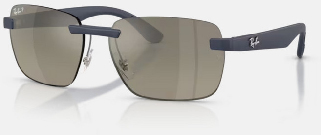Ray-Ban 雷朋 RB4470CH 方形無框偏光Chromance太陽眼鏡