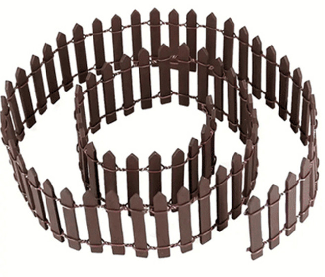 그린스하비 미니 울타리 장식 미니어처, 브라운