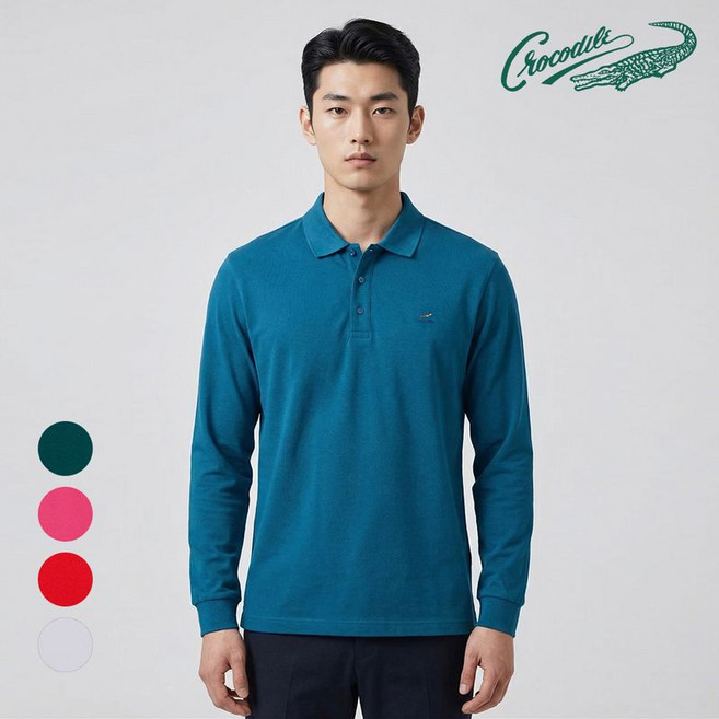 크로커다일 자가드 요꼬카라 티셔츠 CDAA2TP1711