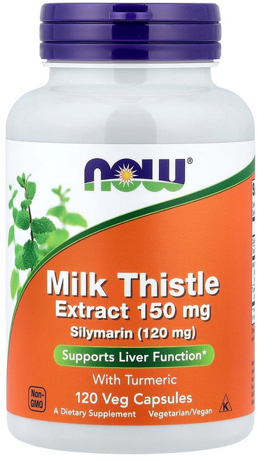 나우푸드 밀크시슬 추출물 150mg 베지 캡슐 120정, 1개