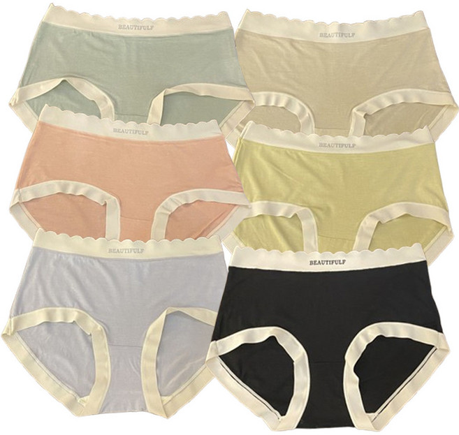 여성 데일리 부드러운 고탄력 스판 50수 모달 노라인 팬티