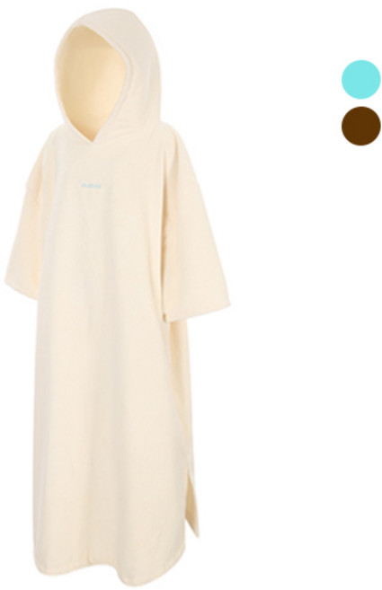 서브22 물놀이 가운 판초타월 비치타올, 크림민트, 1개