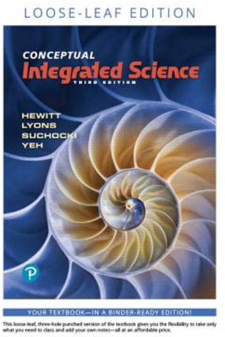(영문도서) Conceptual Integrated Science Loose-Leaf Edition Loose Leaf, Pearson, English, 9780135209516