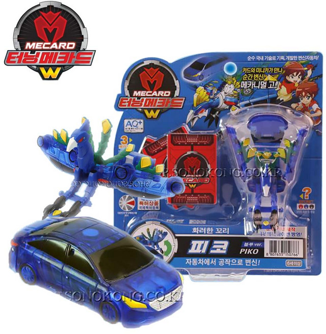 터닝메카드W 메카니멀 자동차장난감 변신로봇 피코 블루, 단품, 1개