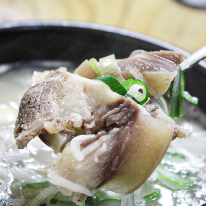 100% 한우 사골 도가니탕 500g x3팩, 3개