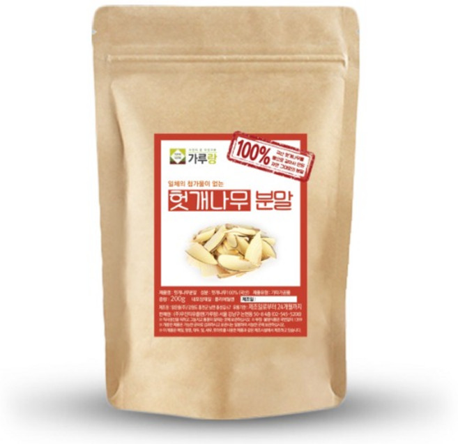 가루랑 100% 국산 헛개나무분말200g, 1개, 200g