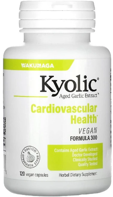 쿄릭 에이지드 갈릭 익스트랙트 카디오바스큘러 헬스 비건 포뮬러 300 120 캡슐, 120정, 2개 - 쿠팡