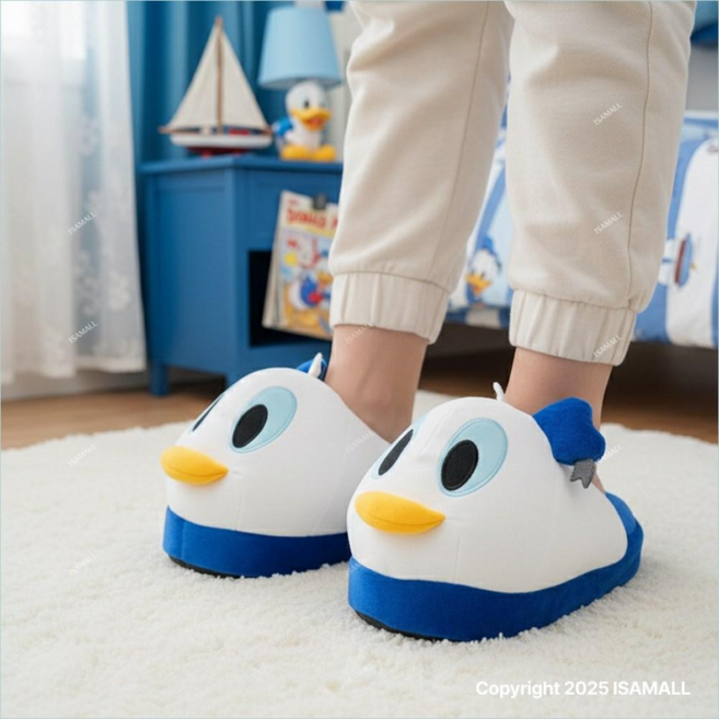 도날드덕 실내화 실내슬리퍼 공식라이선스 정품 디즈니 캐릭터
