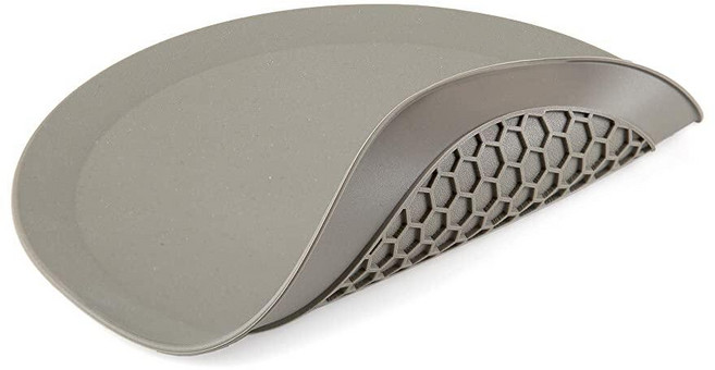 PrepSolutions 컴팩트 전자레인지 멀티 매트 24.1cm(9.5인치) 그레이 - 음식 튀김 방지 및 내열성 삼발이, PrepSolutions 컴팩트 전자레인지 멀티 매트,, 1개