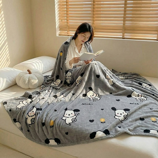 포근달 극세사 담요 다용도 무릎 쇼파 담요